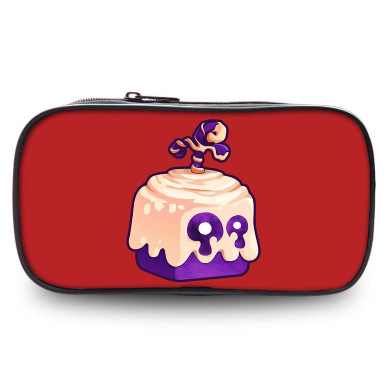 Durable Polyester Blox Fruits Roblox Pencil Case For Students With Large Capacity