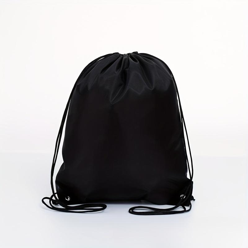 1pc Lightweight & Durable Drawstring Backpack - Ideal for Travel, Yoga, Gym, Outdoor Camping & Hiking | Polyester Sports Bag with Utility Pocket