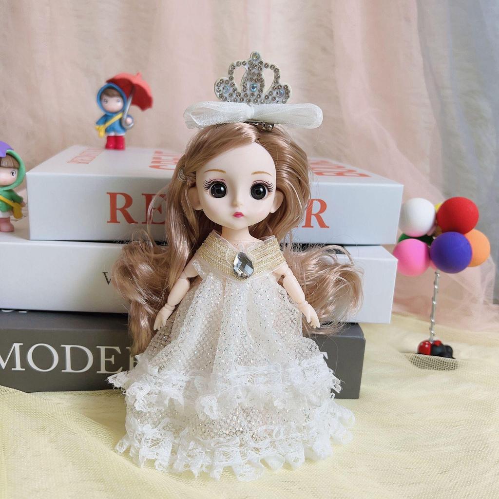 Princess Doll Mini Set - 17cm Toy for Girls, Perfect Birthday Gift