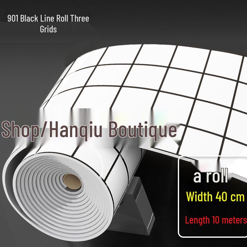 Ultra-Thick Waterproof Self-Adhesive Wall Sticker for Bathroom and Milk Tea Shop Renovation