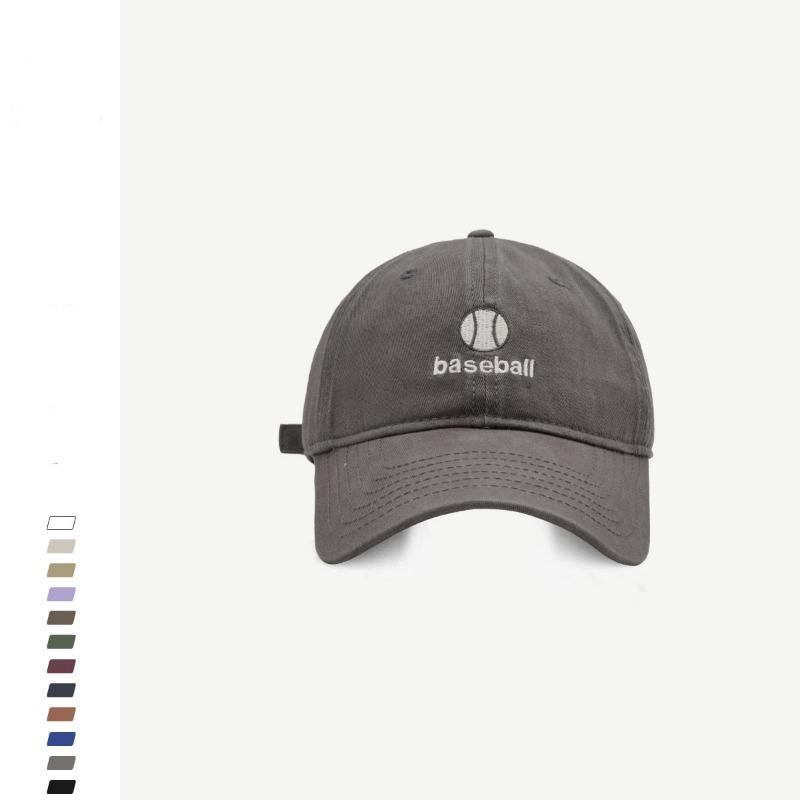 Face small baseball cap female couple street fashion letter embroidery soft top cap men's basketball cap