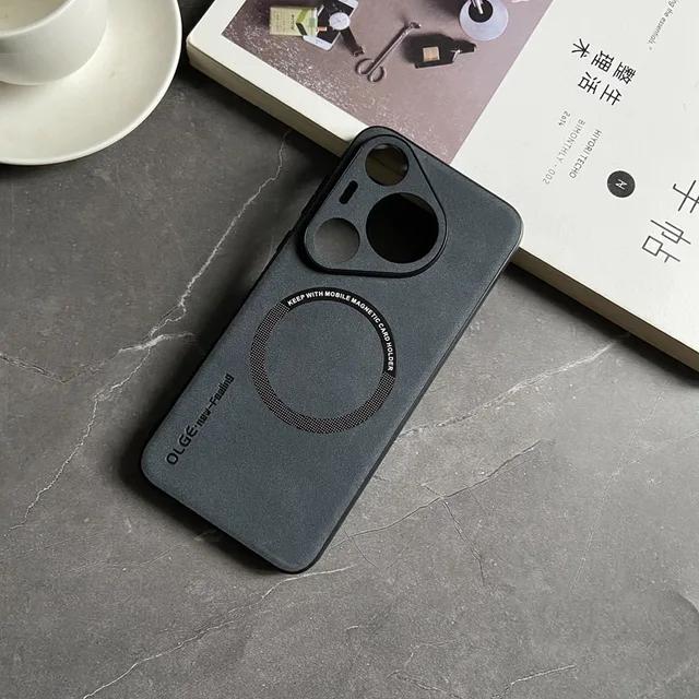 

Чохол на магніті для Huawei Pura 70 Pro+ P60 P50 P40 Mate 60 50 40 30 Pro Plus Nova 12 11 Ultra 10 pro Fuax Leather Cover Mate 60 Pro Plus синій