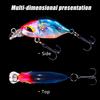 40mm 3.3g Mini Floating Crankbaits Fishing Lure Wobbler Pesca Artificial Hard Bait for Pike Trolling Rattling Swimbait Equipment