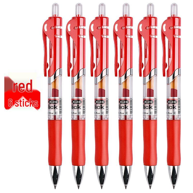 MG Morning Click Neutral Pen - Black, Quick-Dry, Smooth for Exams, Junior High Students, Signature Writing, 0.35mm Refill