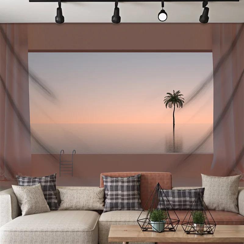 French Architectural Creative Decoration Hanging Cloth Home Wall Decoration Tapestry Bedroom Living Room Tapestry