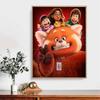 DIY Diamond Painting Red Pandas and Children Cross Stitch Kit Mosaic Art Diamond Painting Full Circle Diamond Home Decoration