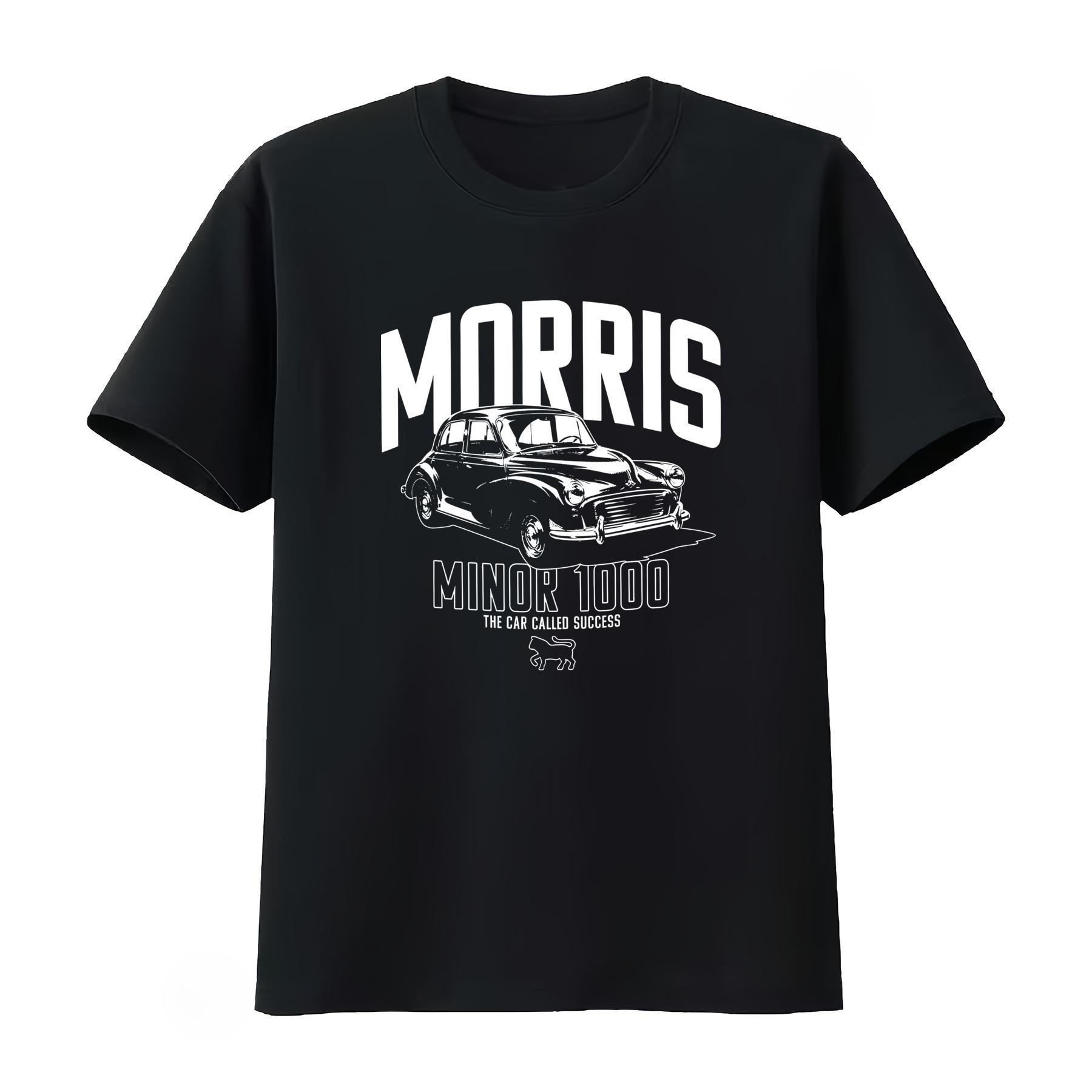 Morris Minor 1000 TShirt for Classic Car Design Stylish TShirt Unisexs Clothing and Womens Clothing 2026 Summer New T Shirt S