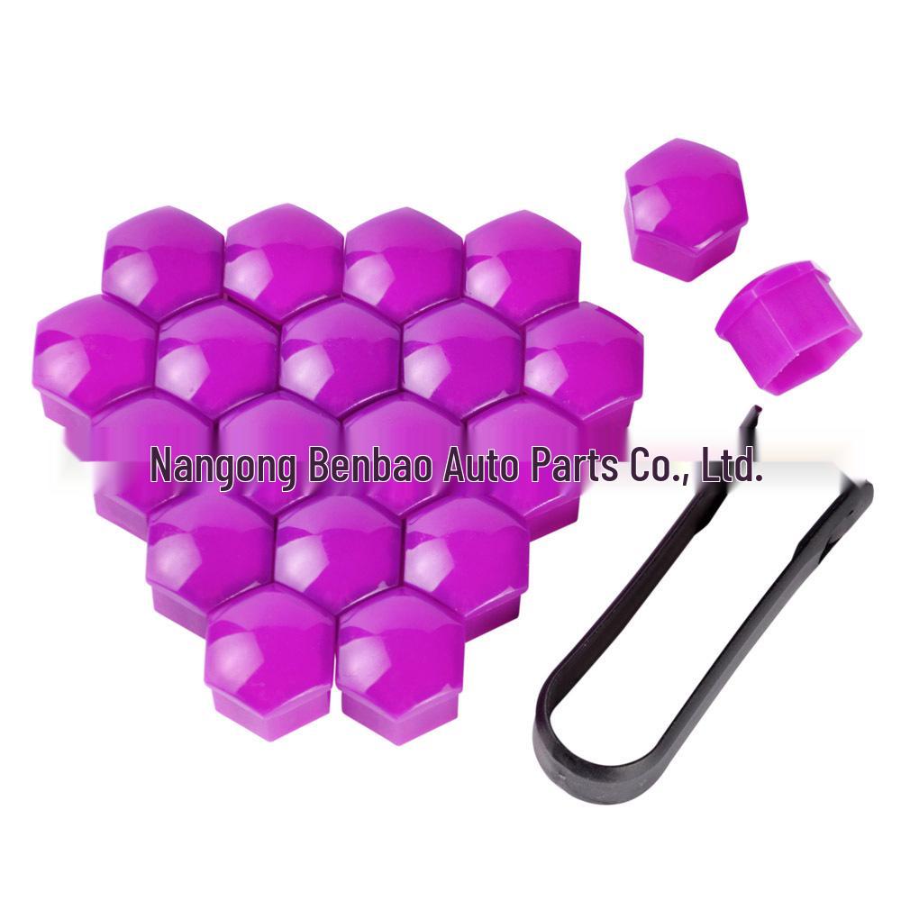 Universal Car Wheel Nut Protection Covers - 17mm, 19mm, 21mm