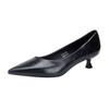 G312-70 Pointed Thin Heel Mid-heel Shoes 2025 Autumn and Winter New Women's Shoes Commuting Shallow Single Shoes Women