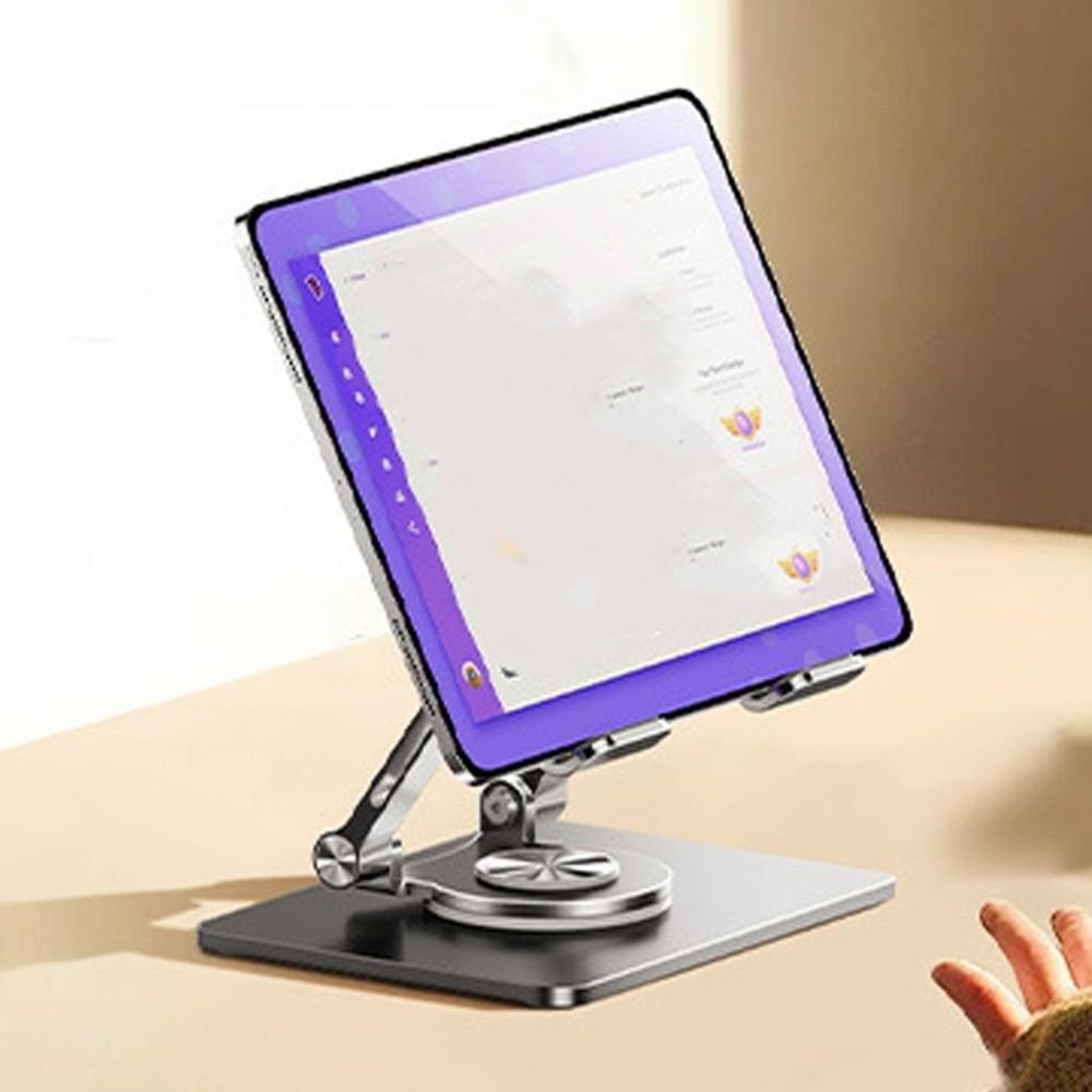 Heat Dissipation Tablet Holder 360° Rotation Tablet Phone Metal Bracket  Notebook