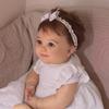 Hübsche 60 cm große Reborn-Kleinkindpuppe JUNE Awake, weicher Stoffkörper, Prinzessinnen-Neugeborenenpuppe, handgefertigt, 3D-bemalte Haut, realistische Babypuppen für Kinder, Spielspielzeug