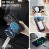 For iPhone 16 Pro Case AUTSPACE A12 Leather Back Cover with Magnetic Detachable Card Bag Kickstand