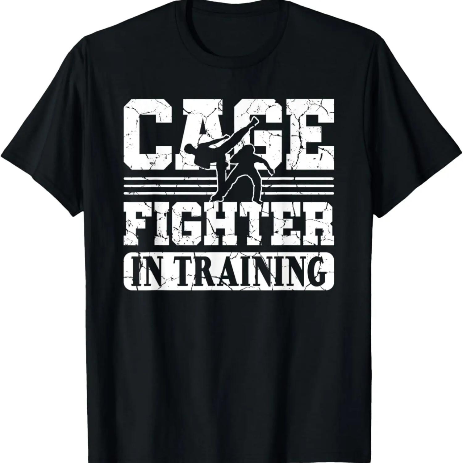 

Cage Fighter In Training MMA Cage Fighting T-Shirt S