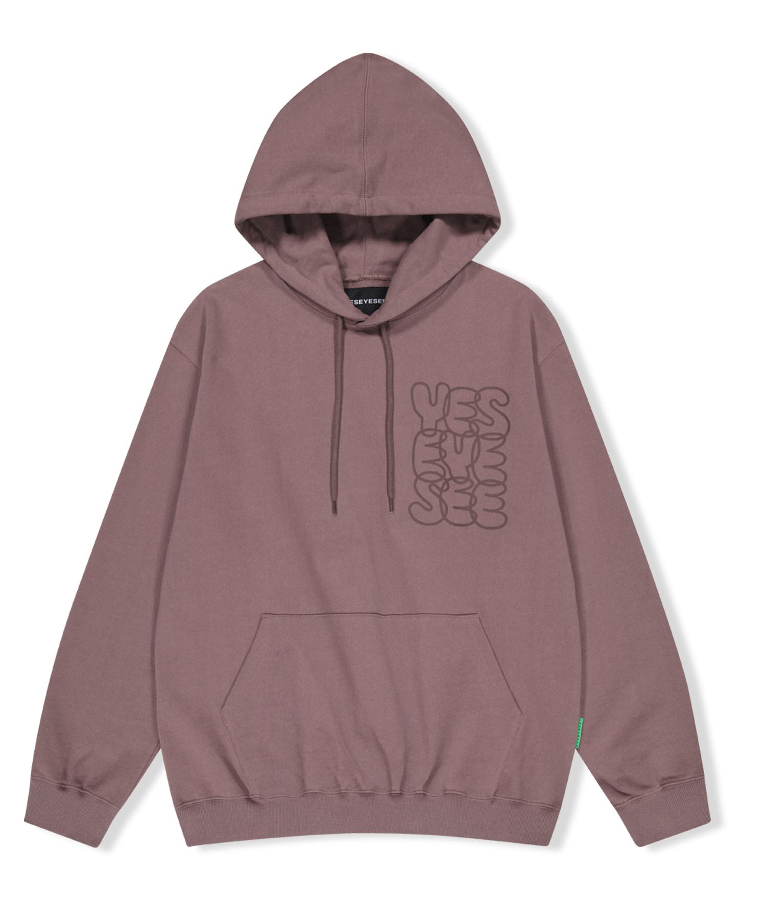 Yes Ic C-Logo Hoodie Dusty Pink Xl