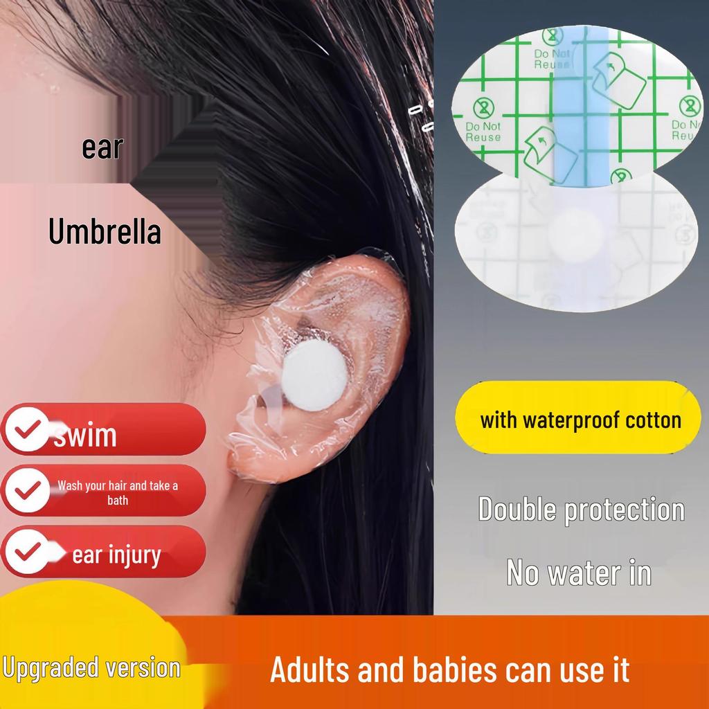 Waterproof Baby Ear Protection Stickers for Bathing and Shampooing