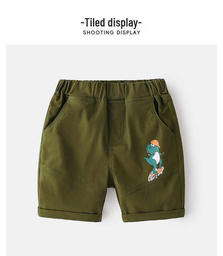 Korean Style Kids Summer 2026 Casual Cargo Shorts for Boys - Versatile, Lightweight, Trendy