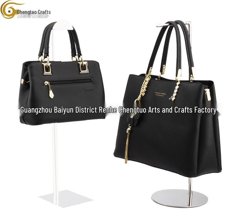 Verstellbarer Edelstahl Taschen-Präsentationsständer für Damentaschen