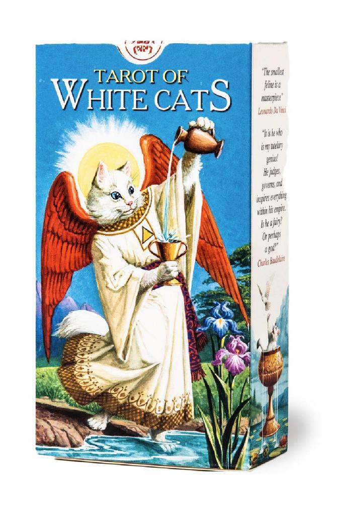 78 Tarot Waite Tarot Fortune Telling Of White with Japanese Instruction Manual Cards, Edition, [Tarot Cats] [Genuine]