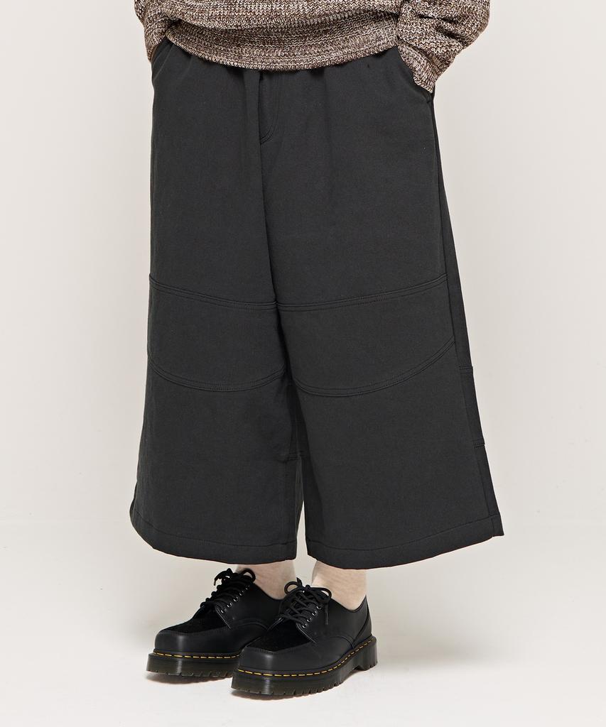 CARGOBROS Cb Crow Wide Crop Pants (Black)