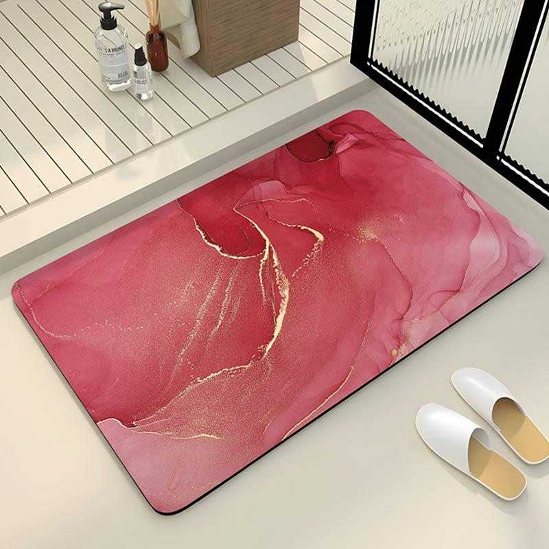 Luxury Diotomite Stone Bath Mat Anti Slip Shower Bathroom Carpet Absorbent Floor Foot Mats Quick Dry Toilet Rug Doormat Washable