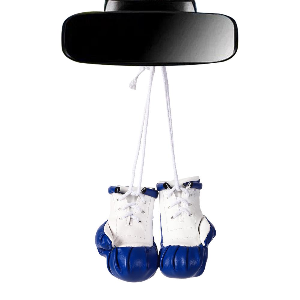 

Автомобільні боксерські рукавички, кулон, міні-шкіра, боксерські рукавички, брелок, декоративна багатофункціональна сумка для аксесуарів для інтер’єру автомобіля