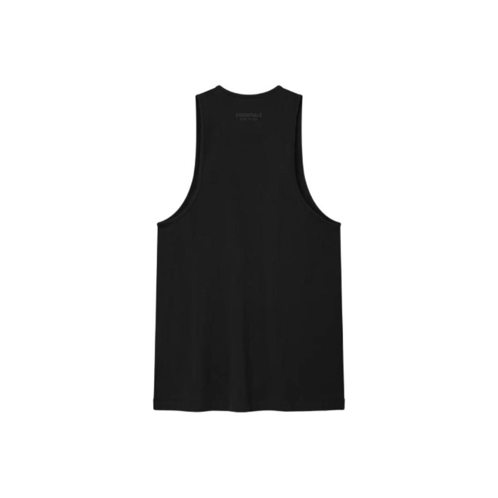 Fear of God Essentials FW25 Spring Drop 2 Vintage Fit Tank Men Tops Jet-Black 125SP254230F