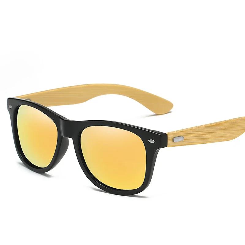 Outdoor Wood Ultraviolet Sunglasse Classical Fashion Personality Bamboo Leg Sunglasses Men And Women Uv400 Sports Sunglasses