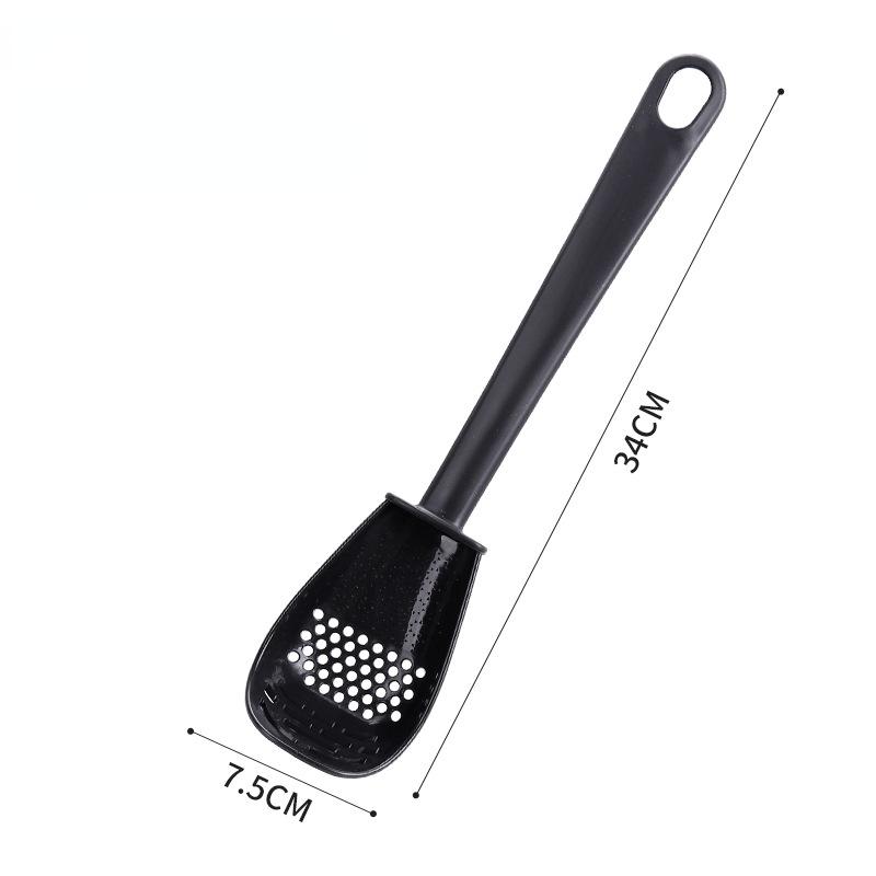 Multifunctional Filter Colander for Rice Spoon Household Kitchen Grinding Cooking Spoon Drain Spoon Kitchen Supplies