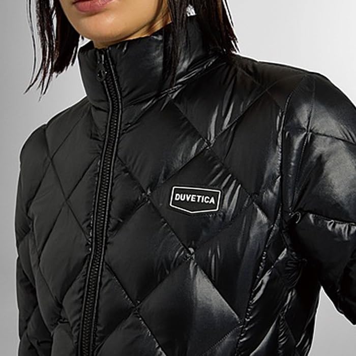 DUVETICA SORA Down Jacket Black and Beautiful Women's (VDDJ00125K0001) - Outerwear, White, Silhouette, Lightweight, Authentic, Popular, Stylish,