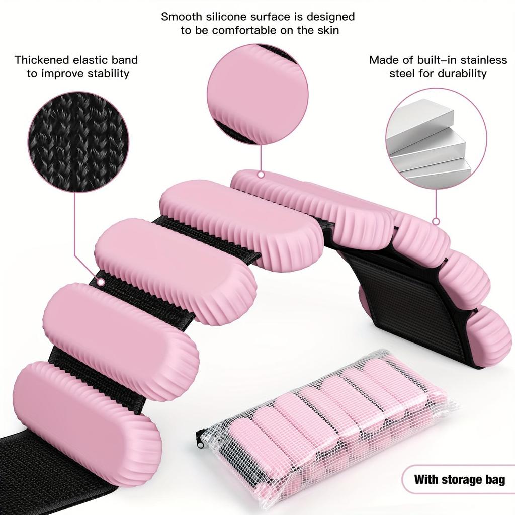 Silikon Krafttraining Gewichtsmanschetten Geeignet Tragbar für Handgelenke und Knöchel, Mit Rutschfesten Atmungsaktiven Riemen und Abnehmbaren Gewichtsplatten