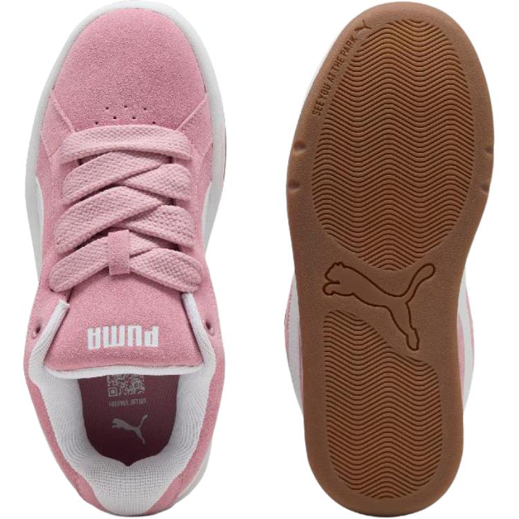 Puma Park Lifestyle Comfortable Versatile Durable Low-Top Sneakers Unisex Sneakers Pink White 400707-12