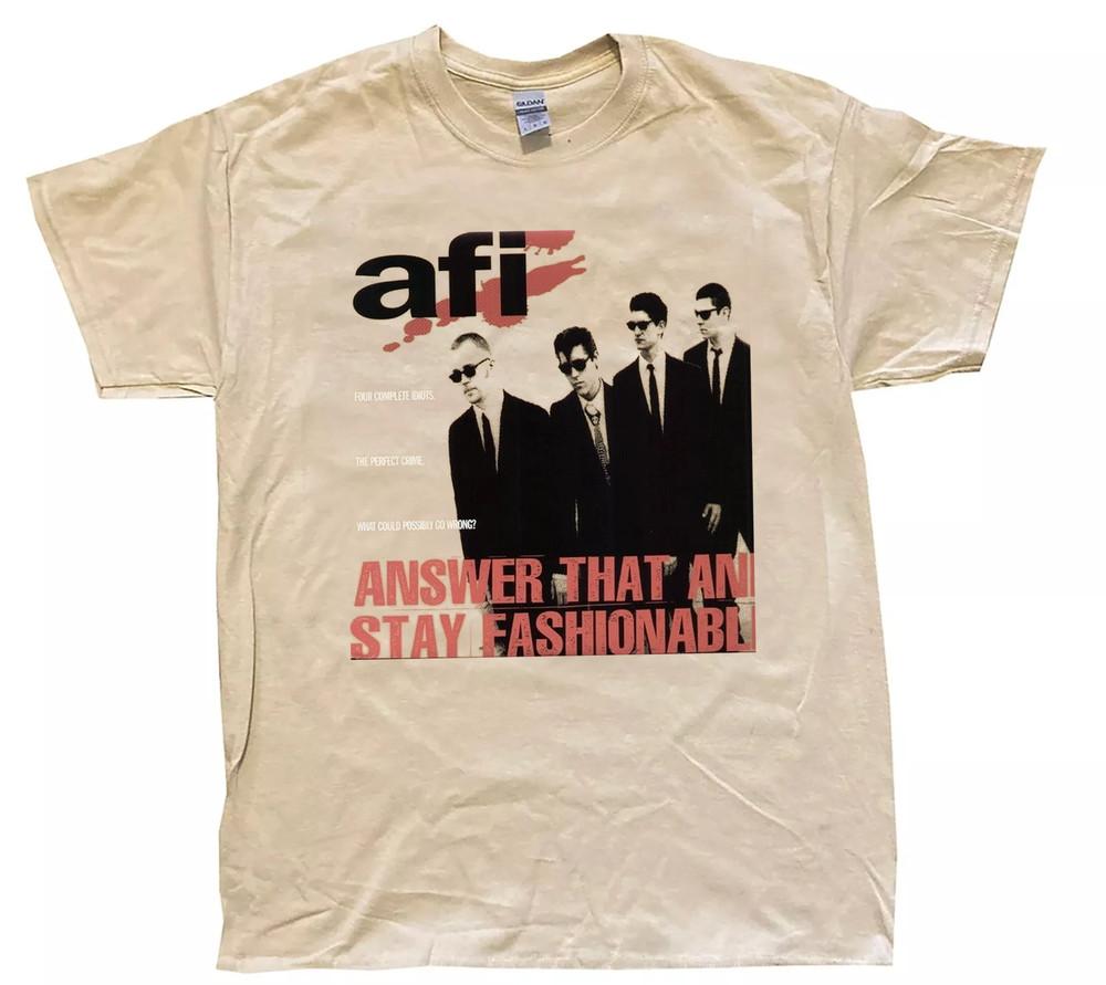 

AFI Band Answer That and Stay Fashionable Cotton Size S-5XL Unisex T-Shirt M