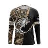 Men's Fishing Shirt Outdoor Long Sleeved UV Protection Breathable Quick Dry Lightweight Sweat Wicking Tops Spring Summer Fishing