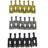 KAISH Pack of 6 Modern Electric Guitar Tremolo Bridge Roller Saddles for Strat or Tele Guitars Chrome