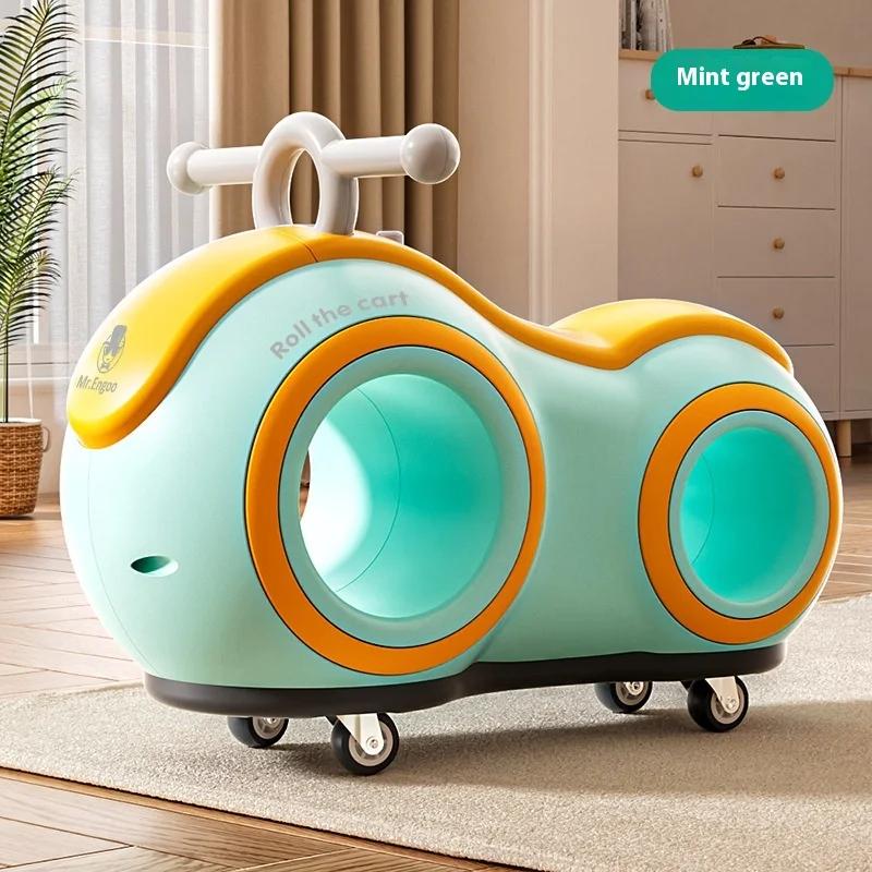 Nová dětská jezdecká hračka Peanut Bike Klouzavý styl 1-3 roky staré dětské kolo Bez pedálů Yo kolo Dětské kolo Klouzavé kolo Dárek