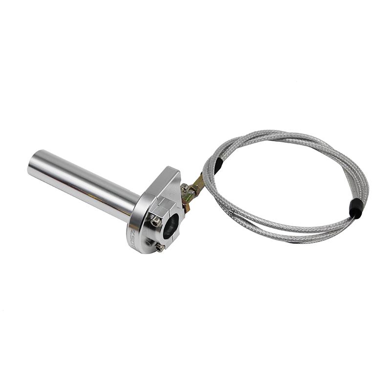 ZSDTRP 7/8" Aluminum Throttle Grip Twist Quick Action Gas Throttle Settle With Cable For Dirt Pit Bike 50cc 110cc 125cc