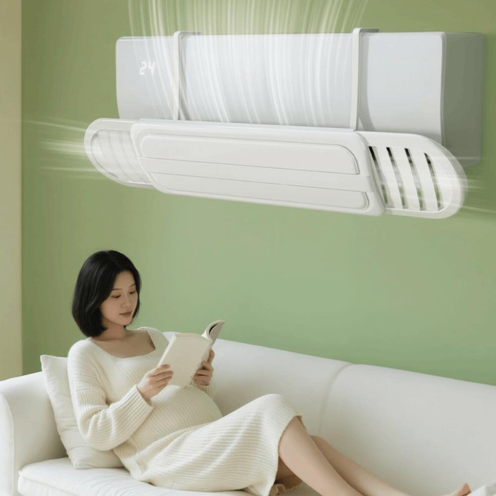 Telescopic Air Conditioning Guide Cover Hanging Air Outlet Baffle  Dormitory
