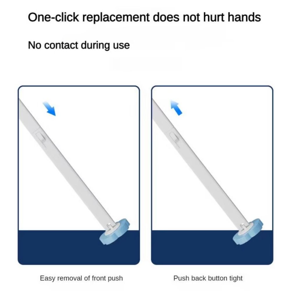 Disposable Sponges Toilet Bowl Brush Holder Disposable Toilet Brush  Household Cleaning