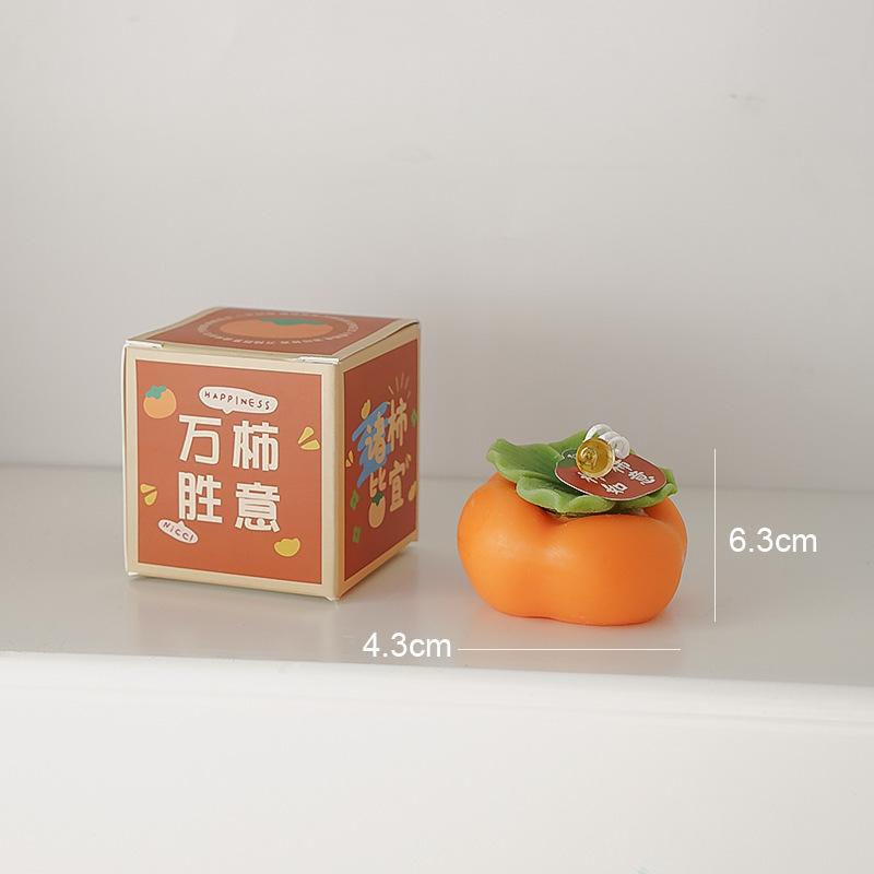NEU Hässliche Orange Aromatherapie Kerzen Realistische Frucht Hochzeitsfeier Geschenke DIY Mode Foto Requisiten Gastgeschenke Desktop Dekorationen