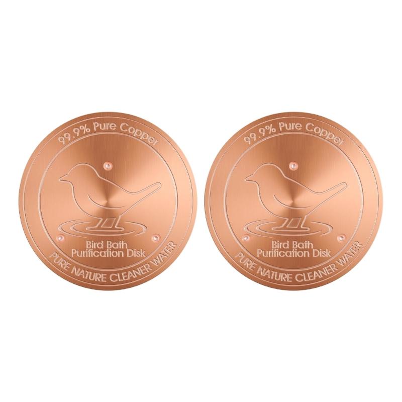 

Safety Bird Bath Purification Disc Safe Copper Disc for Bird Baths MultiSurface Water Purification Cleaning Essential