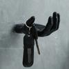 Multi-function Easy To Install Wall Mounted Storage Rack Seamless Sturdy Bathroom Shelf Creative Hand Shape Hook Door