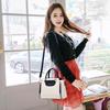 High Elastic Foldable Women's Bag 2023 New Fashion Color-blocking Handbag Large Capacity Shoulder Messenger Bag