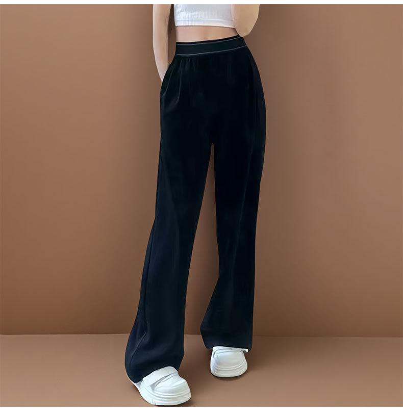 Women's High Waist Yoga Pants - Sunscreen, Casual, Cool, Wide Leg, Fitness Fashion, Loose Fit.