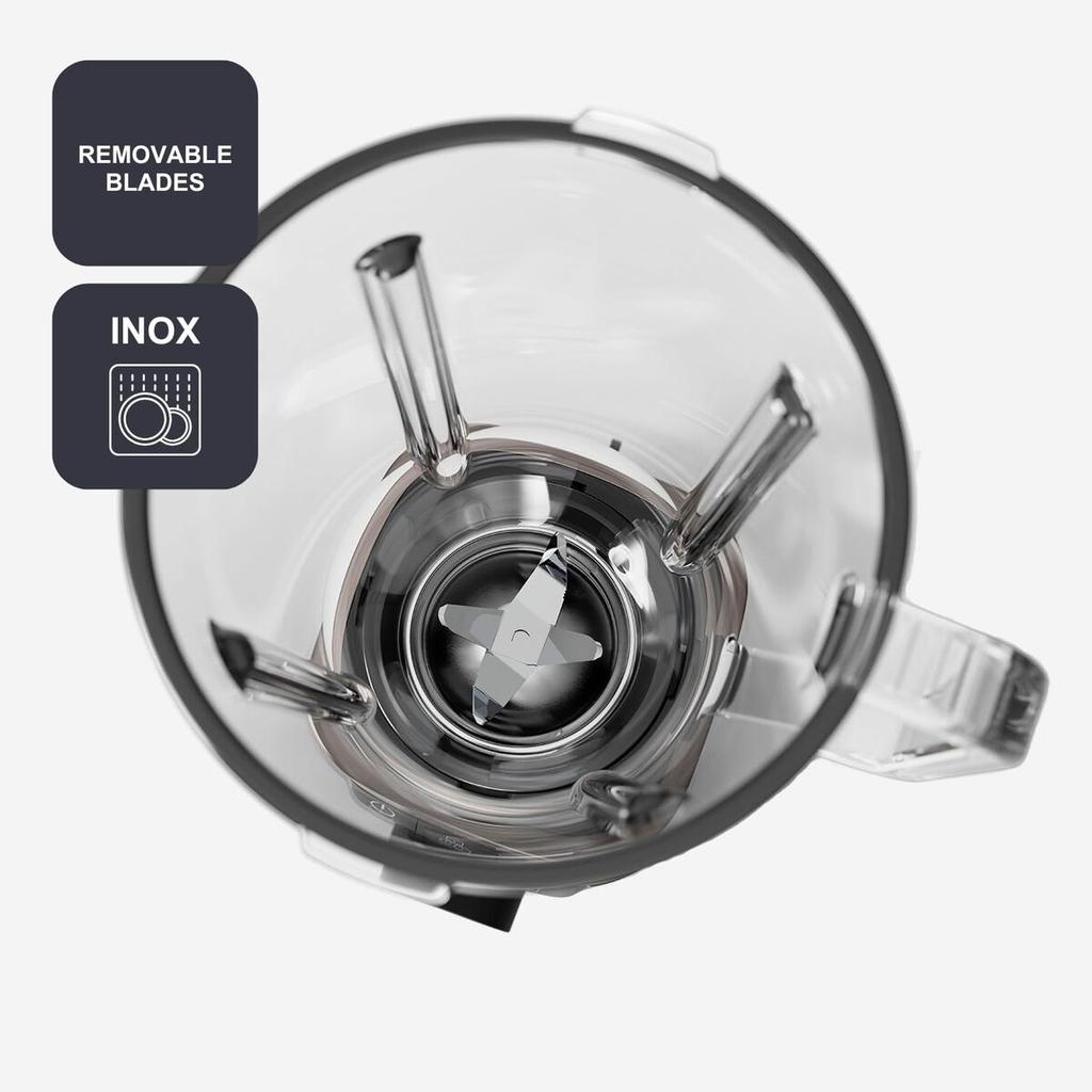 Black+Decker BXJB1201E Blender 2200W 2.2L Glass Jar Black