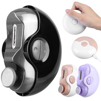 2 In 1 Electric Nail Clipper Automatic Nail Clippers Ergonomic Fingernail Cutter with Nail Scraps Storage for Babies Children