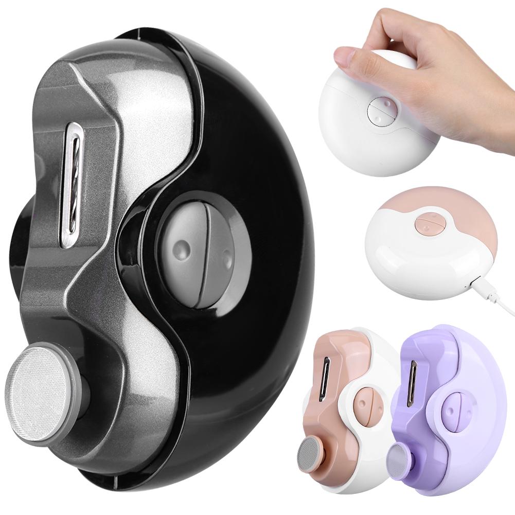 

2 in 1 Electric Nail Clipper Automatic Nail Clippers Ergonomic Electric Nail Trimmer Electric Nail File for Seniors Caregivers фиолетовый