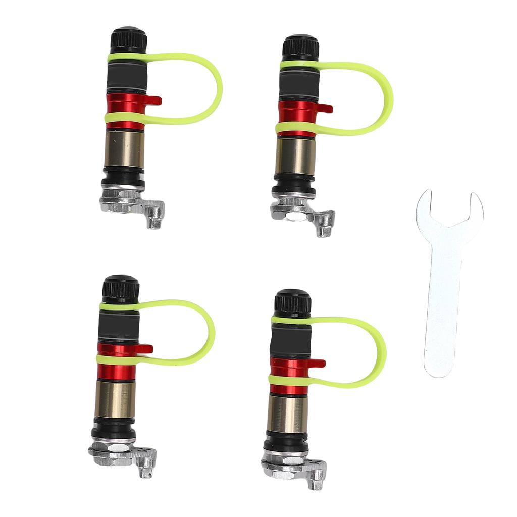 4PCS Tire Deflators Quick Release Pressure Relief Valve Stem Kit Sand Off Road Accessories