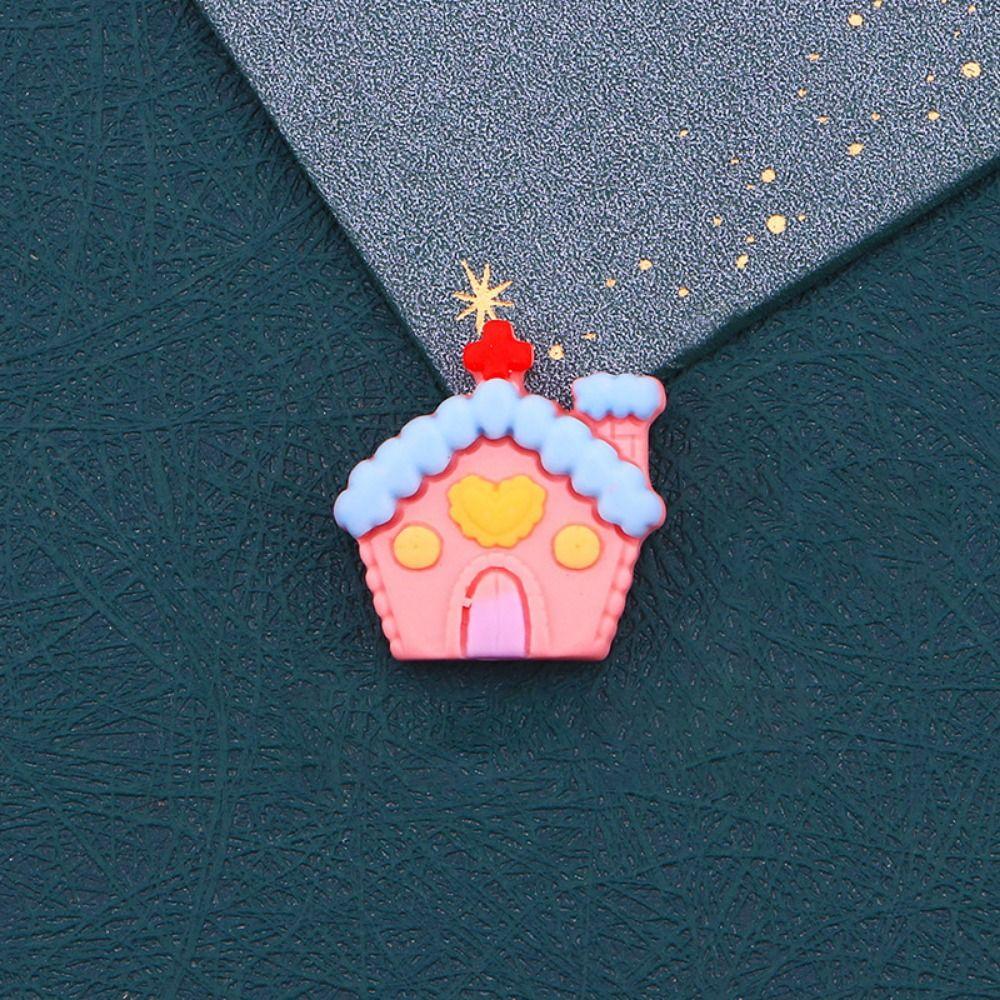 10Pcs Handmade Christmas Fridge Materials Resin Art DIY Resin Accessories  Home Decor