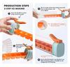 Ice Cube Tray with Lid Easy Release Mini Ice Making Grid Food Grade Silicone Storage Box for Refrigerator Freezer Kitchen Gadget