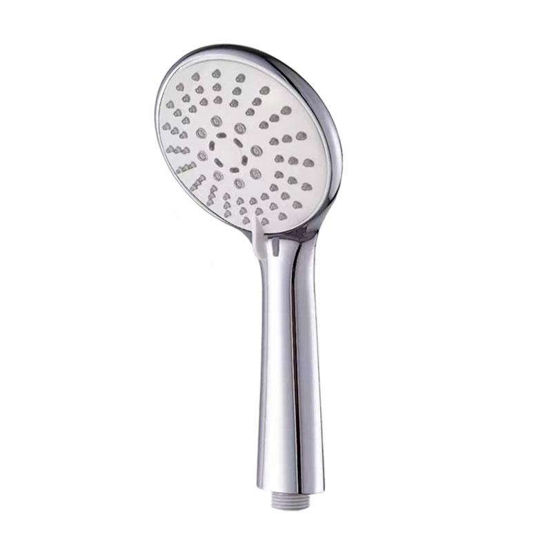 

1pcs Shower Head with Pressure Boost Single Large Panel High Water Output Handheld Shower Bathroom Hot Water Shower Large Nozzle